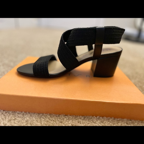 Unisa Elzie Black Multi Fabric Sandal - Picture 3 of 7